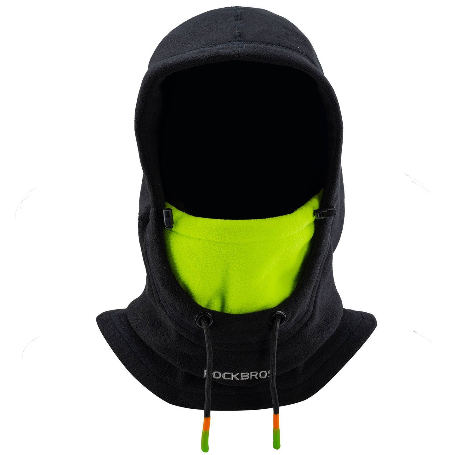 ROCKBROS Winter Ski Mask Fleece Balaclava for Women and Men Black Green