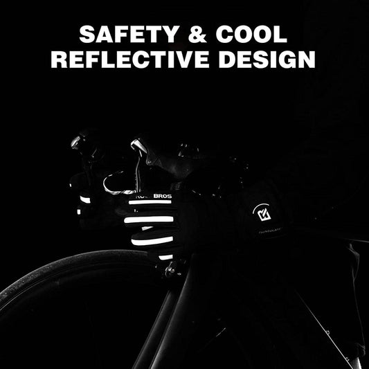 ROCKBROS Winterhandschuhe Fahrradhandschuhe Herren Winddicht M-2XL