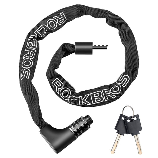 ROCKBROS combination lock with 4-digit code, 96 cm length