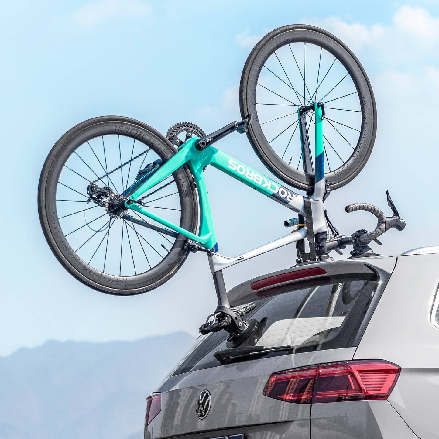 ROCKBRSO Portable Bike Rack for Cars, Roof Rack, Easy to Install