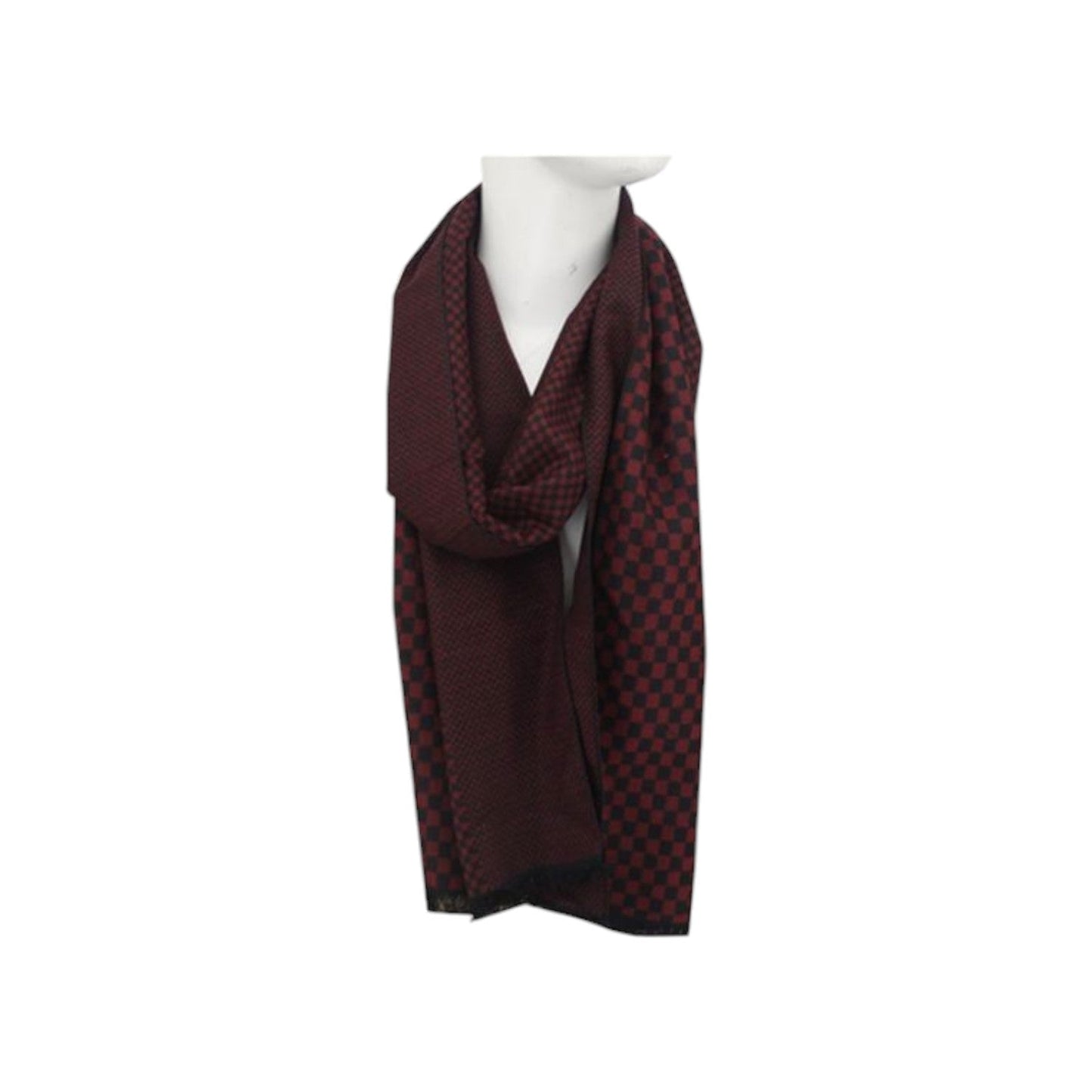 Winter Herren Schal mit Schach Muster » Soft Cashmera Herrenschal | Winterschal 180x30 cm
