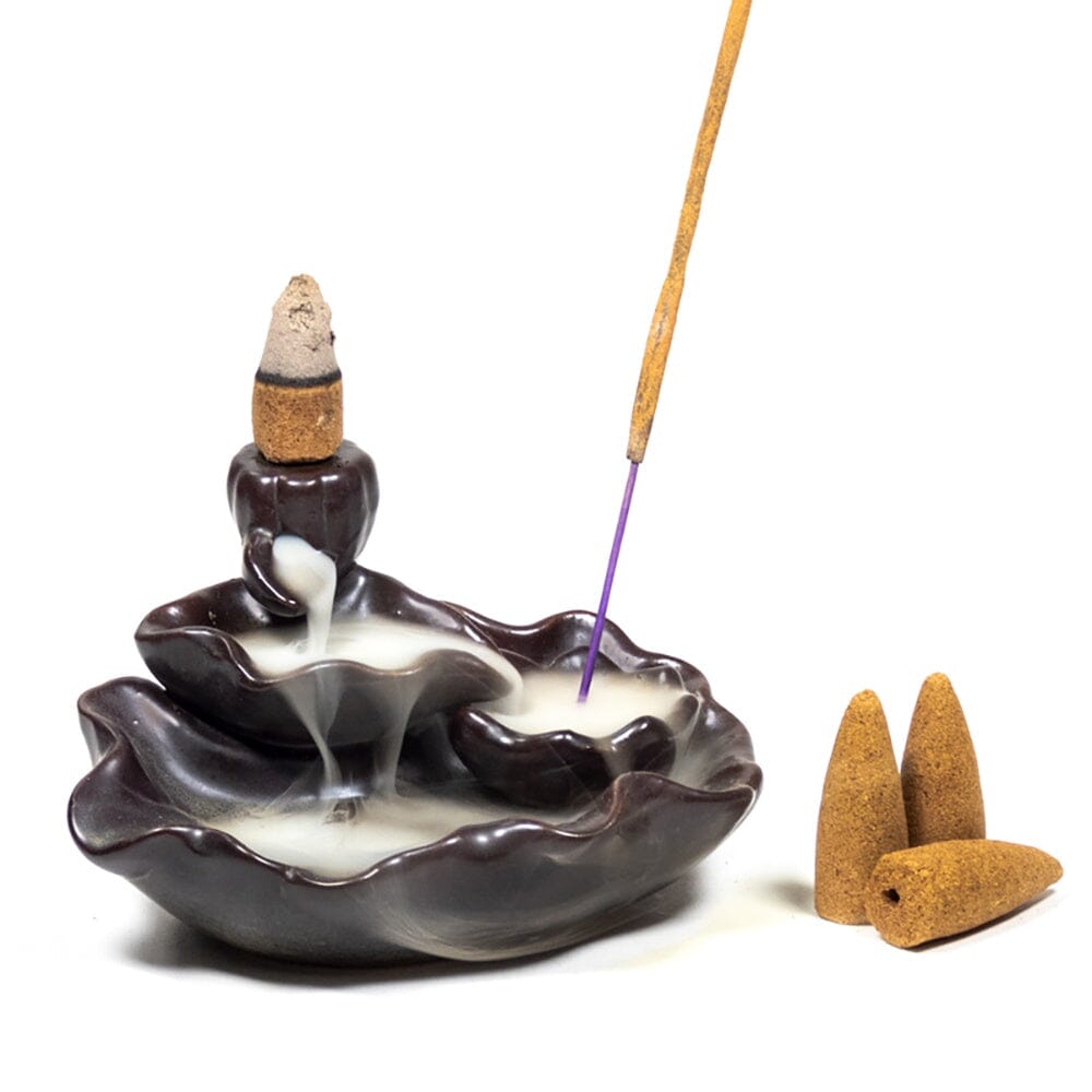 Backflow incense burner waterfall 