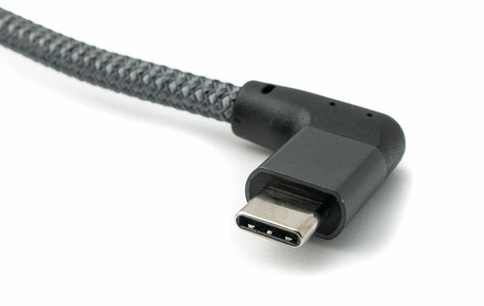 System-S USB 3.1 Gen 2 100W cable 100 cm Type C male to male angle braided