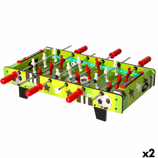 Tischfußball Colorbaby 60 x 14 x 32 cm (2 Stück)