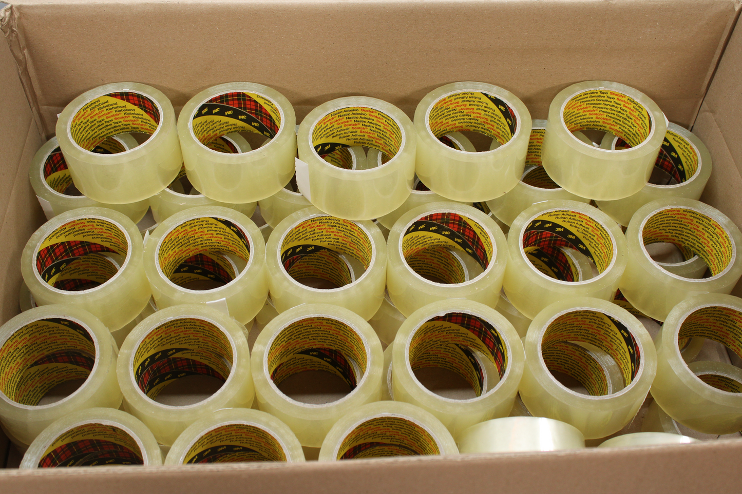 3M umbúðateipi af B-flokki, Scotch 305 gegnsætt, L x B 66m x 50mm, 39 stykki