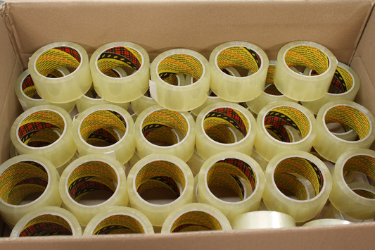 3M umbúðateipi af B-flokki, Scotch 305 gegnsætt, L x B 66m x 50mm, 39 stykki