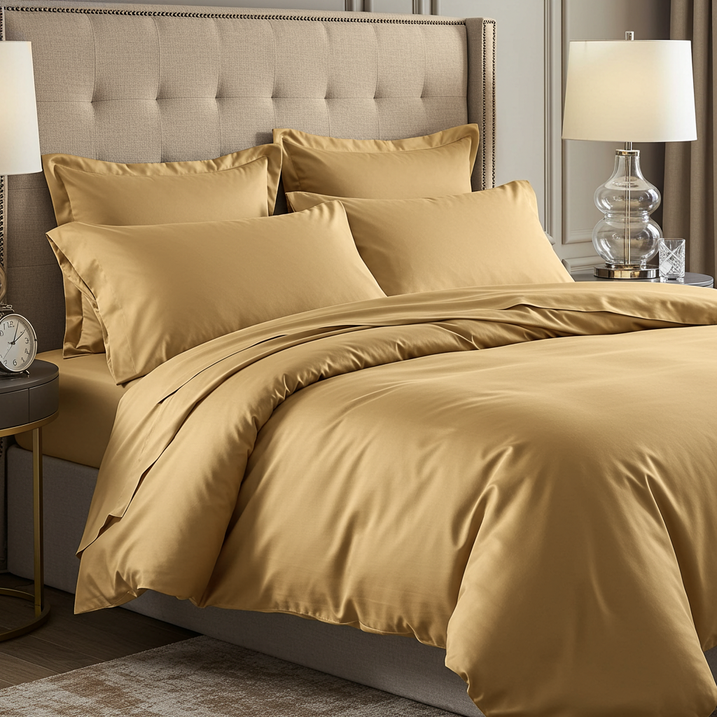 Heillandi bómullar-satín rúmföt