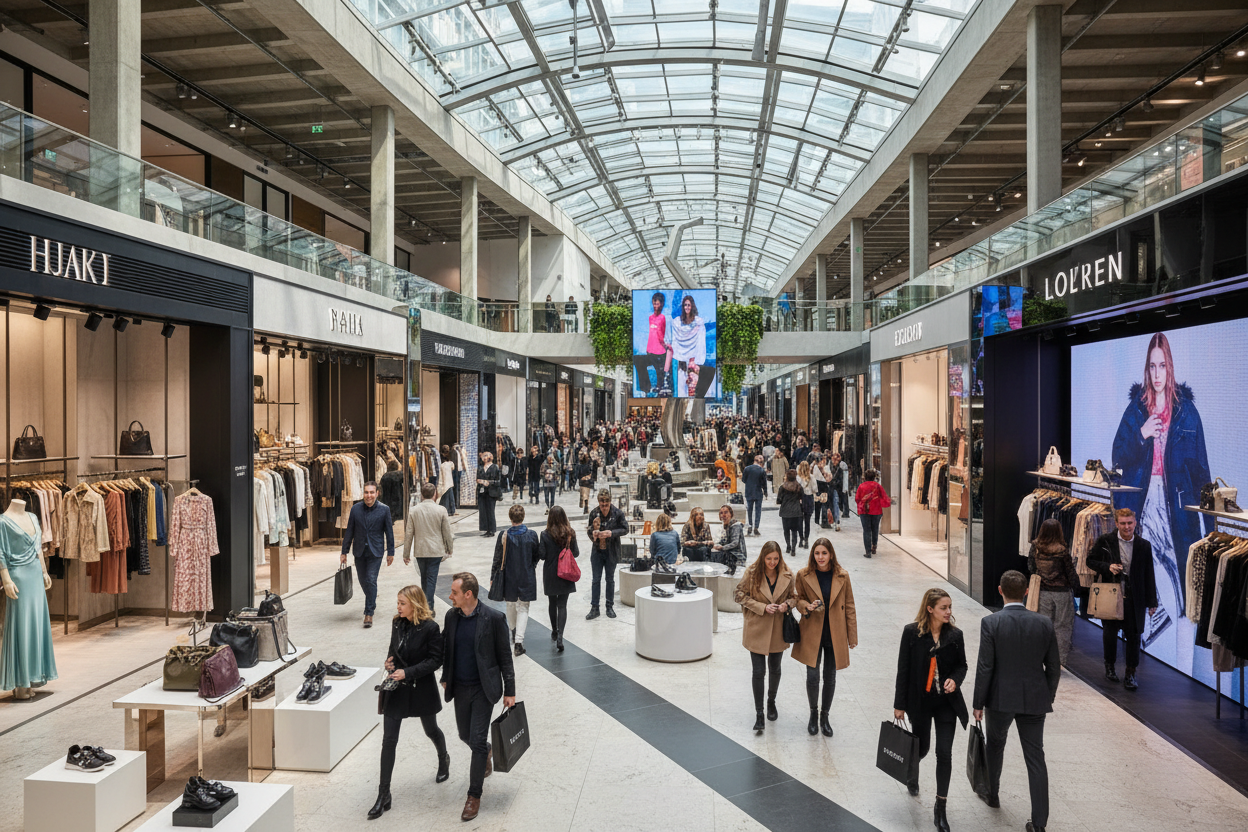 sehr  große mode marktplatz