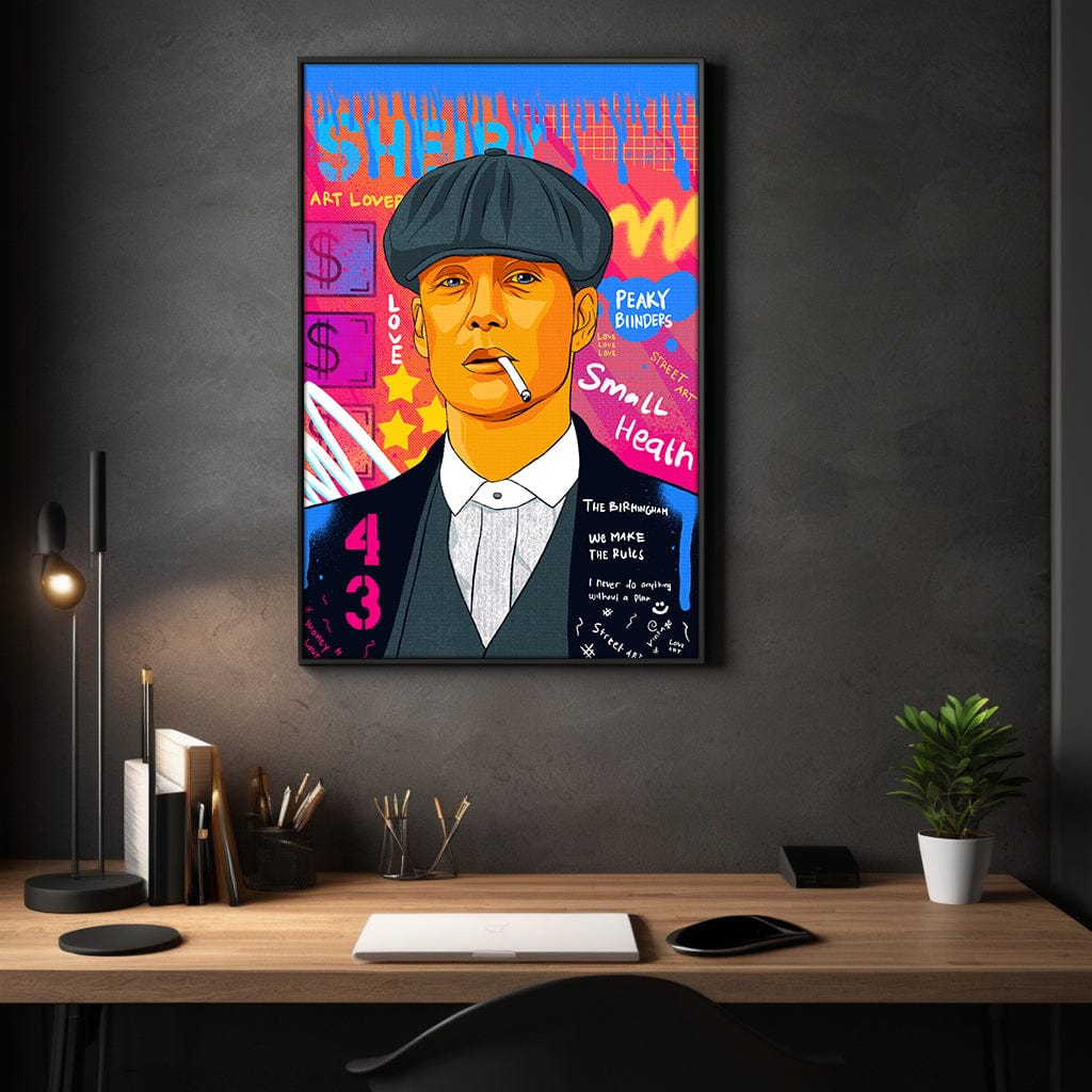 Shelby - Leinwandbild Pop Art