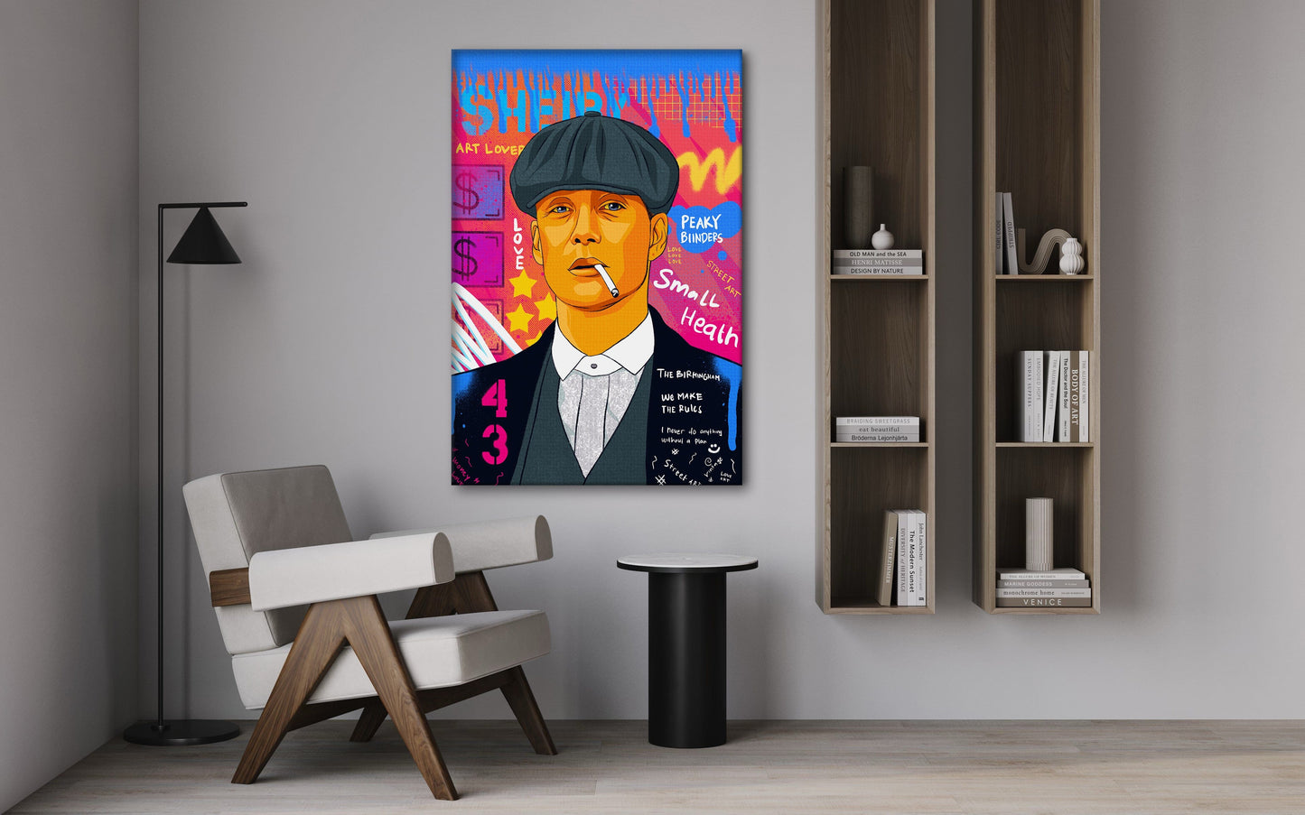 Shelby - Leinwandbild Pop Art