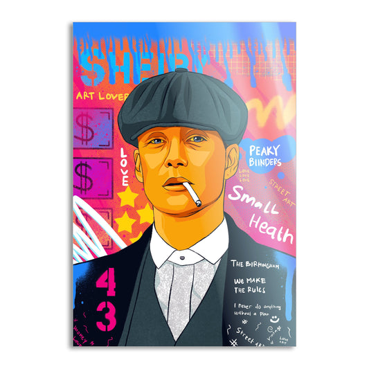 Shelby - Leinwandbild Pop Art