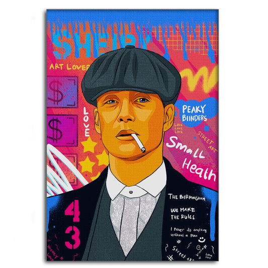 Shelby - Leinwandbild Pop Art