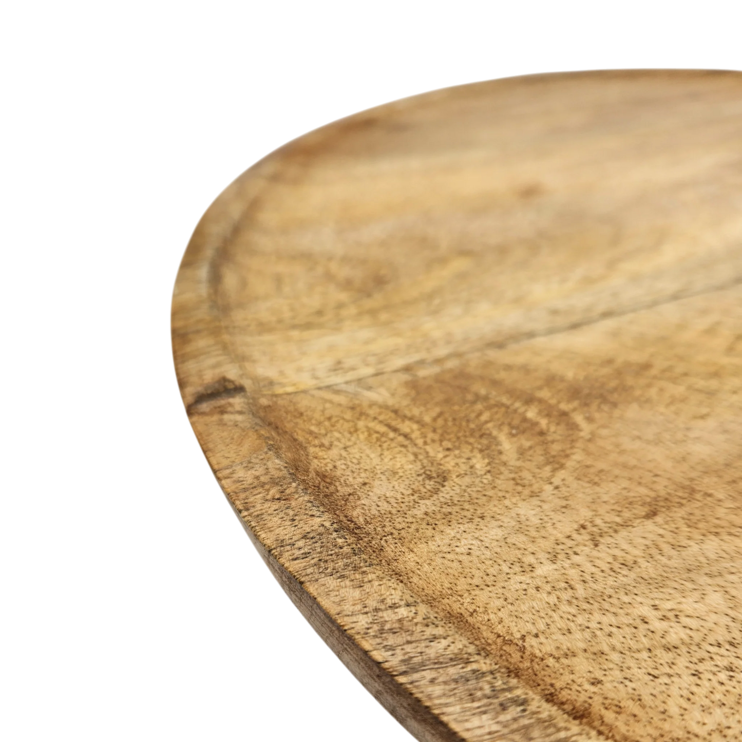 Teller Holzteller Mango Dekoteller Tischdeko Mangoholz Deko Schale Holz Ø 38 cm