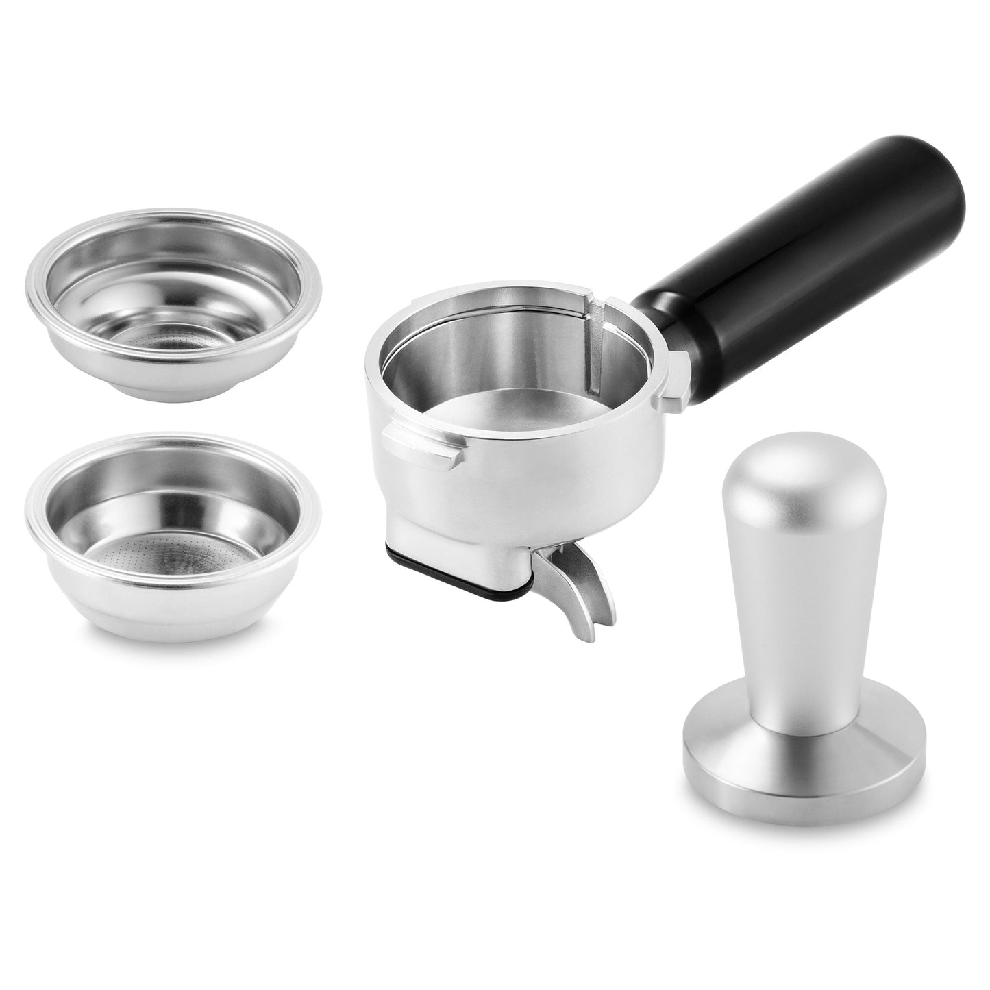 Catler ES 910 Lever Espresso Coffee Machine with Integrated Grinder – Silver