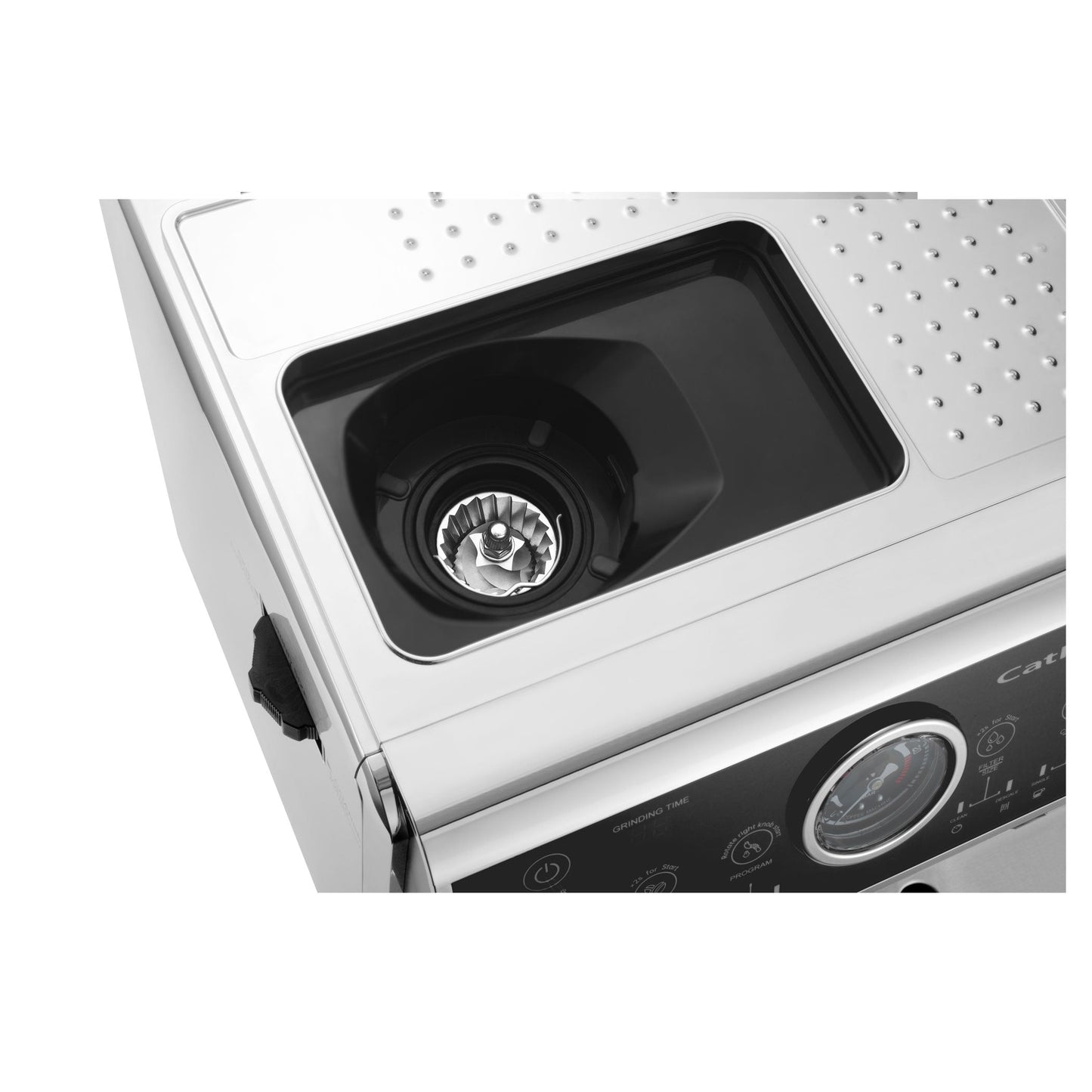 Catler ES 910 Lever Espresso Coffee Machine with Integrated Grinder – Silver