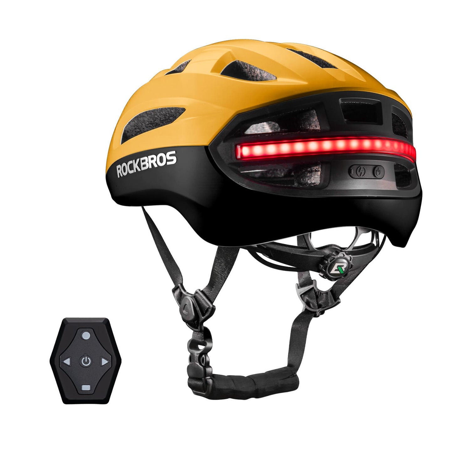 Smart bicycle helmet with light