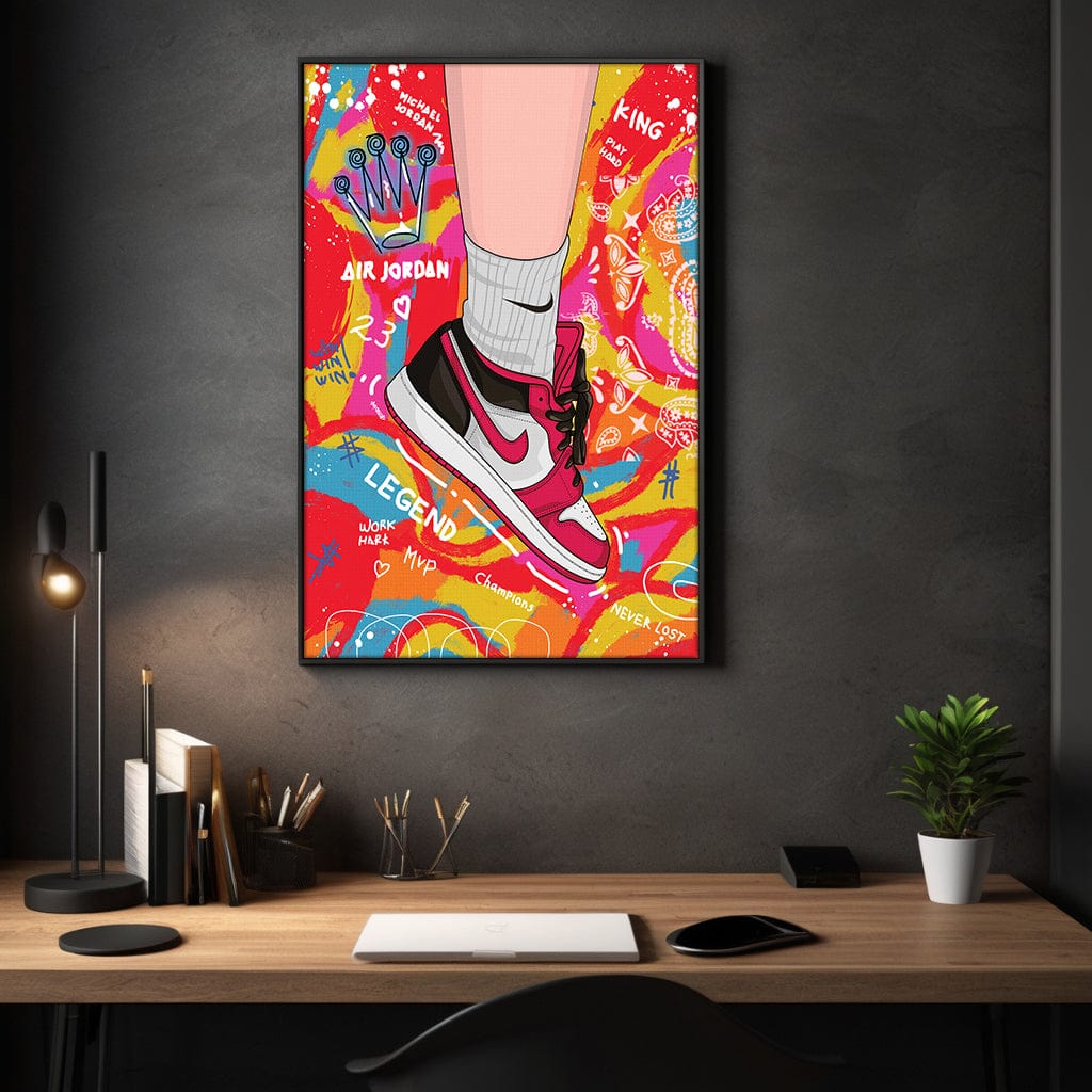 Sneakers Pop Art - Leinwandbild Pop Art