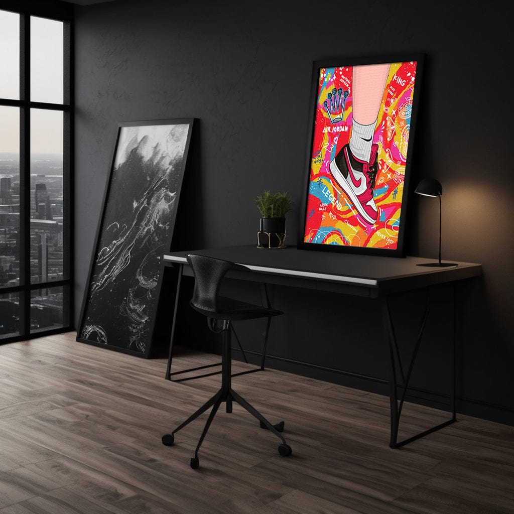 Sneakers Pop Art - Leinwandbild Pop Art