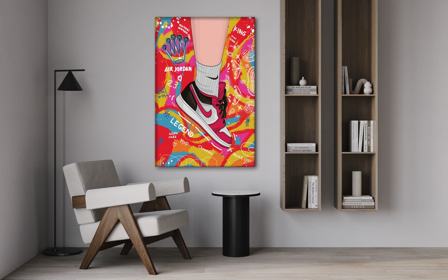 Sneakers Pop Art - Leinwandbild Pop Art