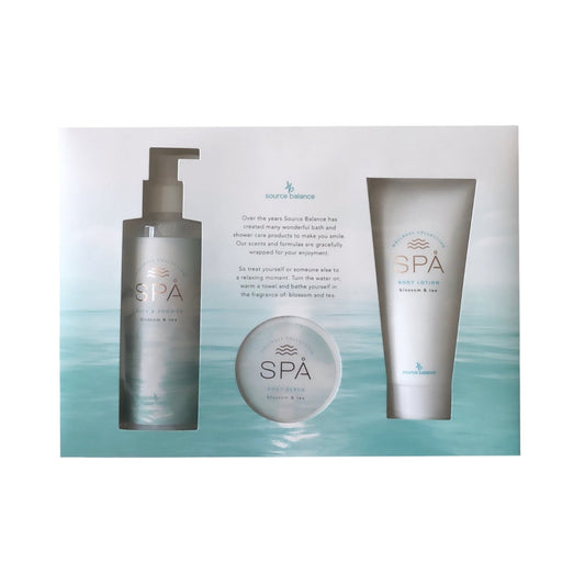 Wellness Geschenkset: SPA Ocean Breeze » Body Lotion, Peelingsalz & Duschgel