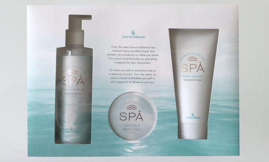 Wellness Geschenkset: SPA Ocean Breeze » Body Lotion, Peelingsalz & Duschgel