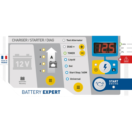 B-lager Gys Startium 330 E 026469 Sjálfvirk hleðslutæki, hraðræsingarkerfi, 12 V 24 V 5 A, bíll