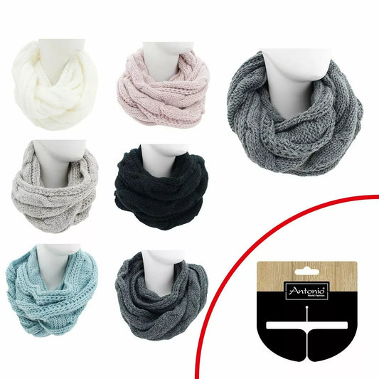 Loop Schal » Winter Damenschal » Strickschal » Damen Schal mit Strickmuster