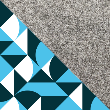 Hülle für Kindle Colorsoft 1. Gen  | aus Filz und Bio-Baumwolle | hellgrau - shapes | Modell "LET"
