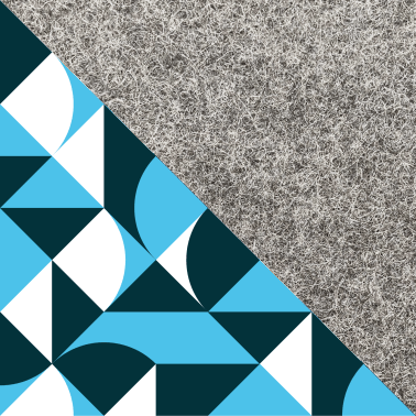 Hülle für Kobo Clara Color | mit Magnetverschluss und extra Fach | hellgrau - Shapes | Modell "HAKA"