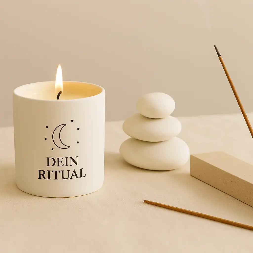 Tarotkerze „Der Stern“ – Handgefertigte Kerze für Hoffnung, Inspiration & Neubeginn