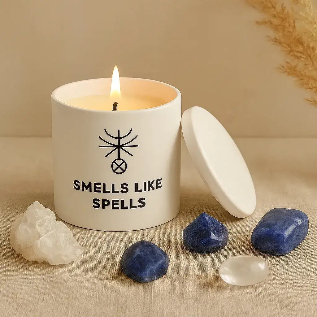 Tarotkerze „Der Stern“ – Handgefertigte Kerze für Hoffnung, Inspiration & Neubeginn