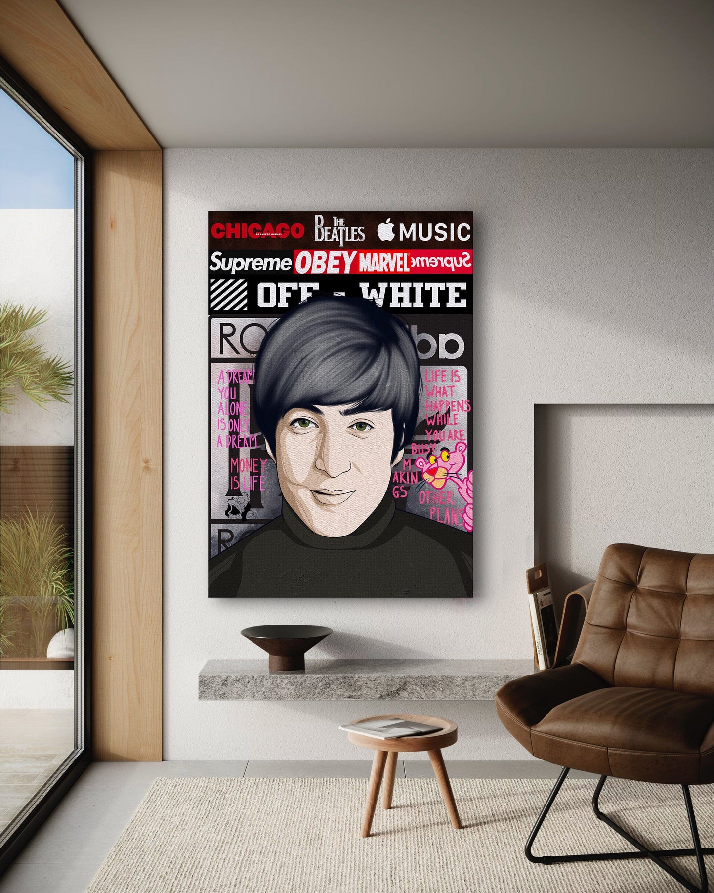 The Beatles 2 - Leinwandbild Pop Art