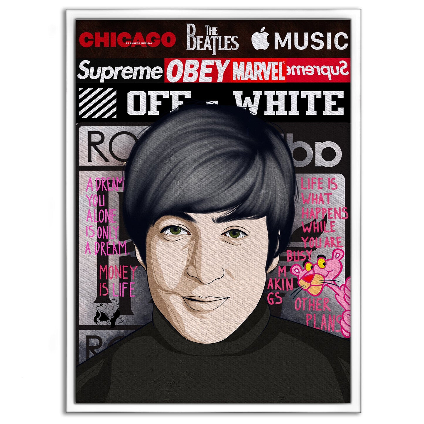 The Beatles 2 - Leinwandbild Pop Art