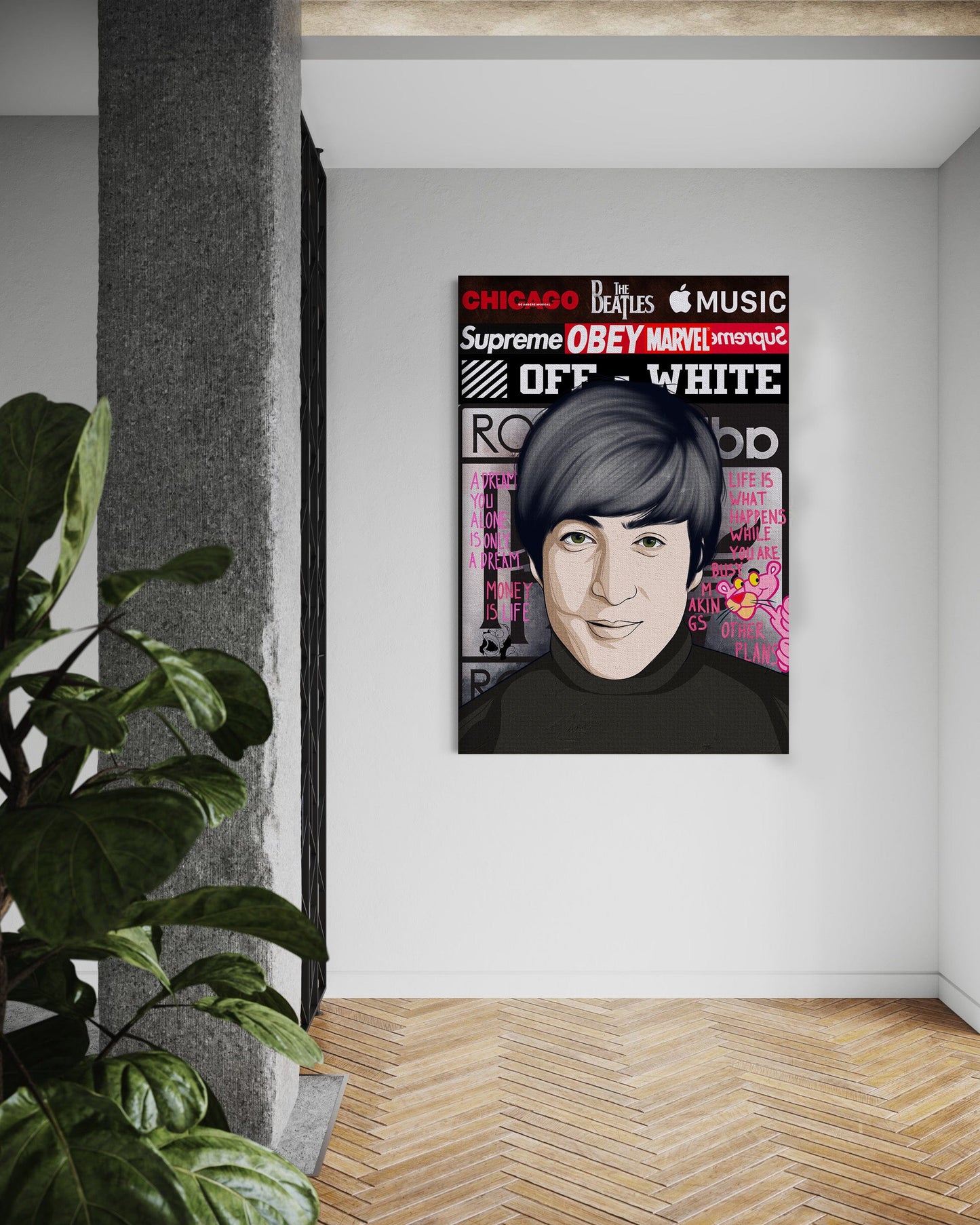 The Beatles 2 - Leinwandbild Pop Art