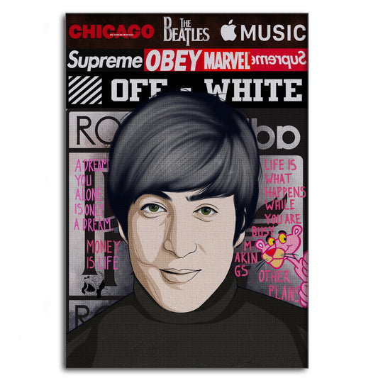 The Beatles 2 - Leinwandbild Pop Art