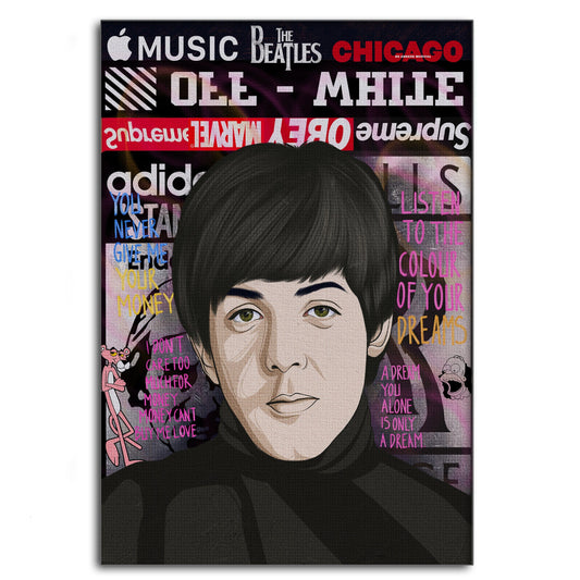 The Beatles - Leinwandbild Pop Art