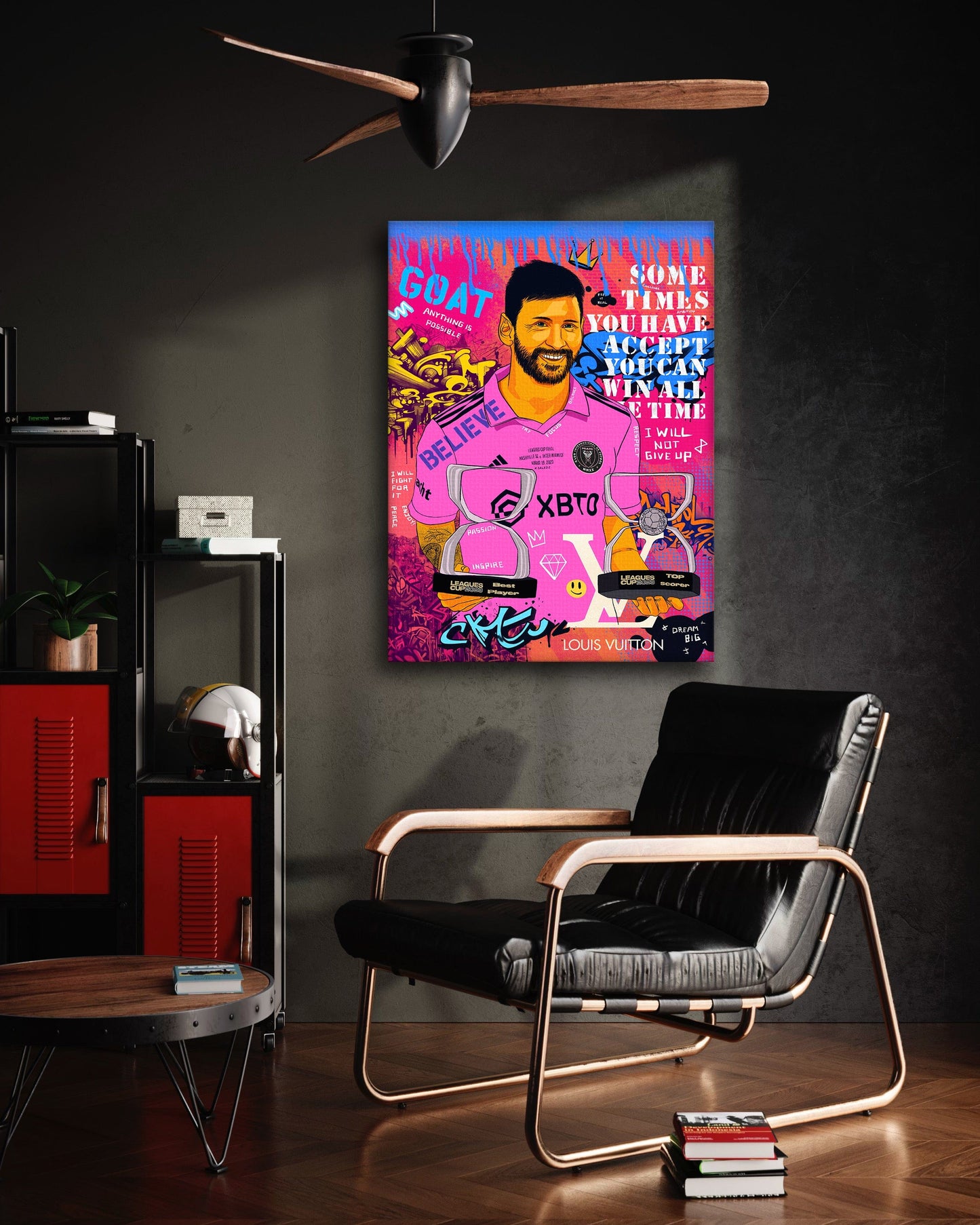 The Goat - Leinwandbild Pop Art