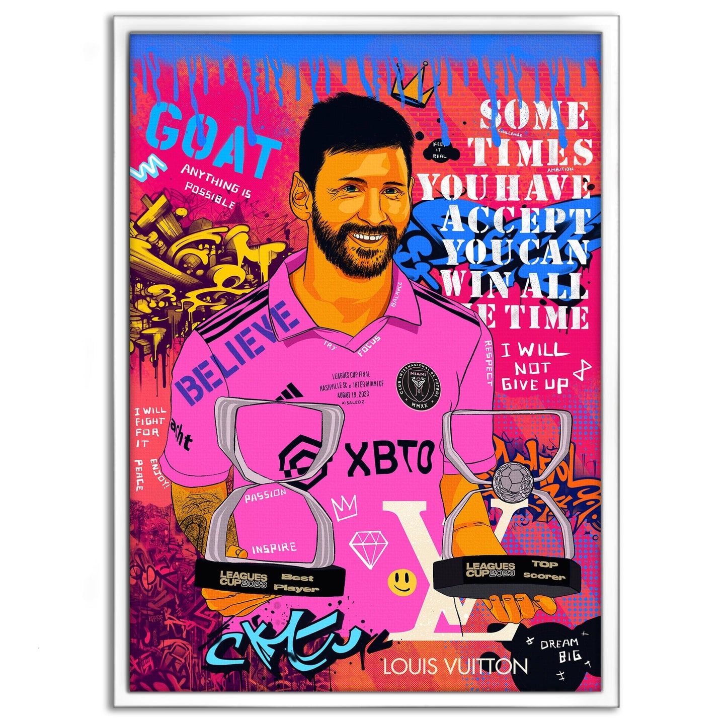 The Goat - Leinwandbild Pop Art