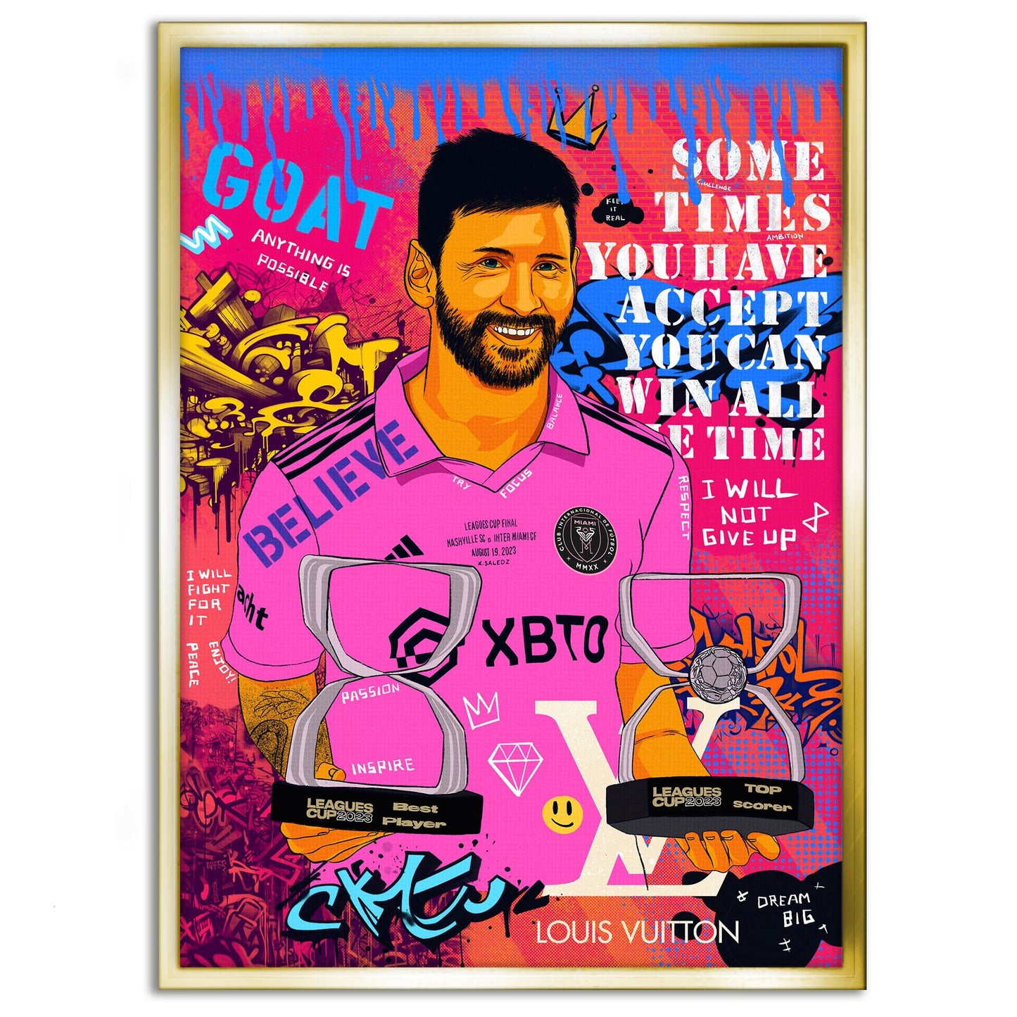 The Goat - Leinwandbild Pop Art