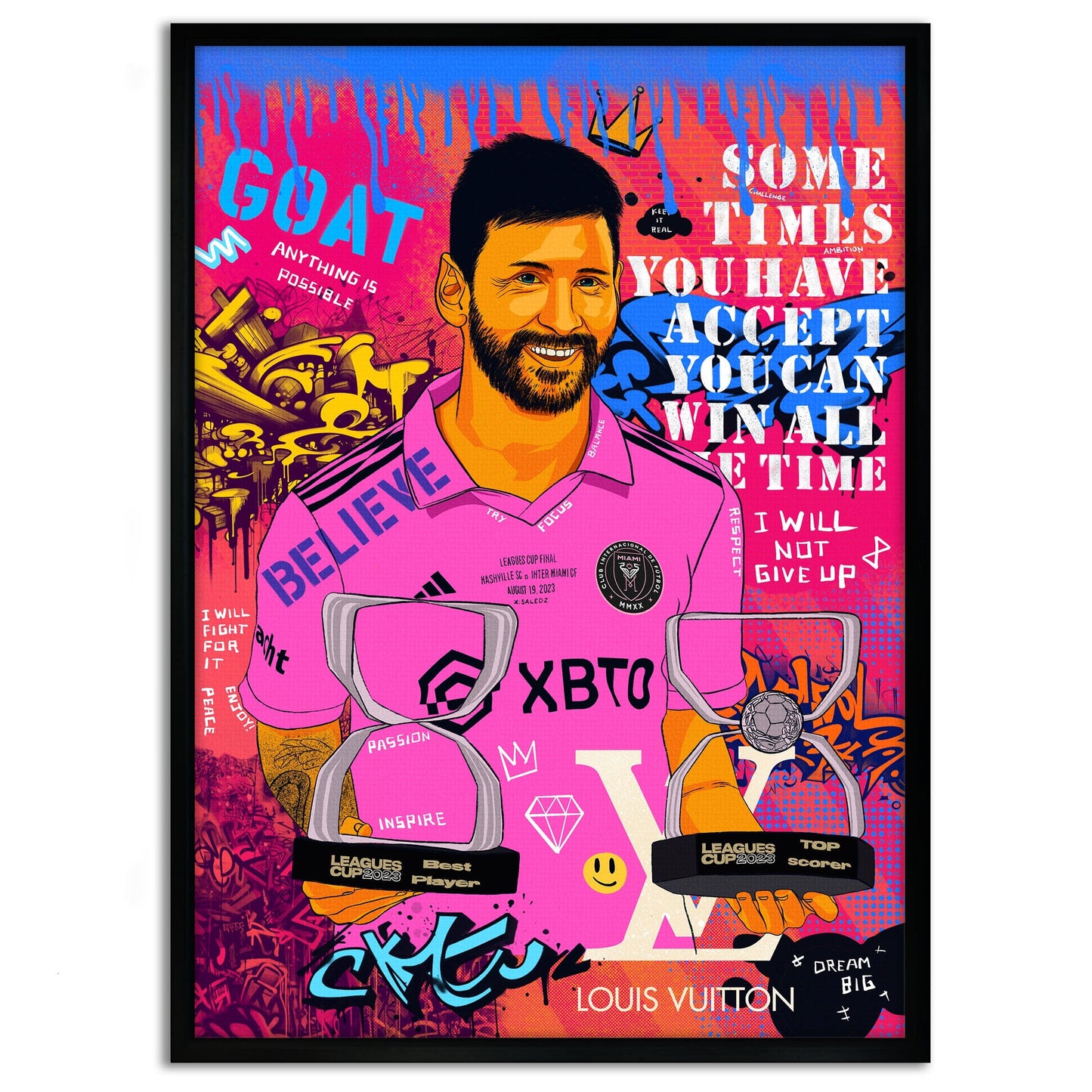 The Goat - Leinwandbild Pop Art