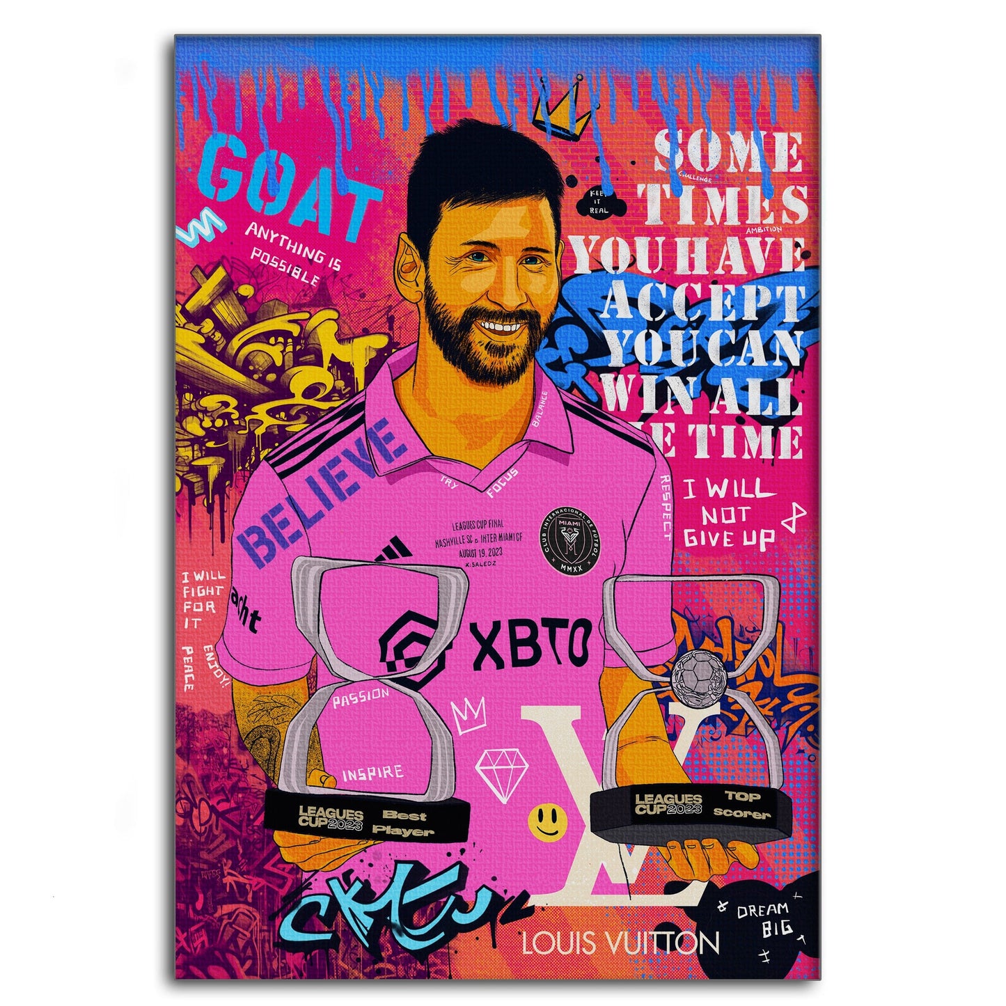 The Goat - Leinwandbild Pop Art