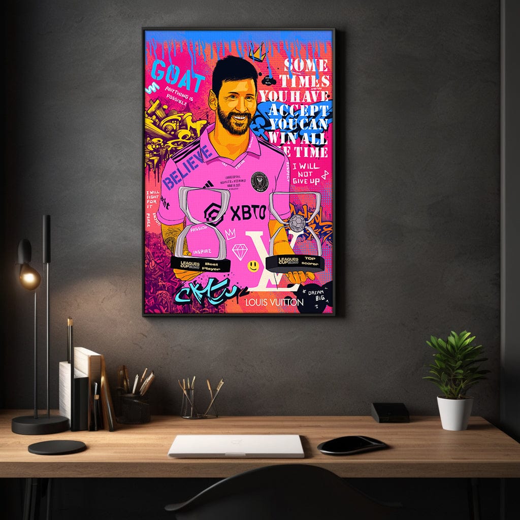 The Goat - Leinwandbild Pop Art