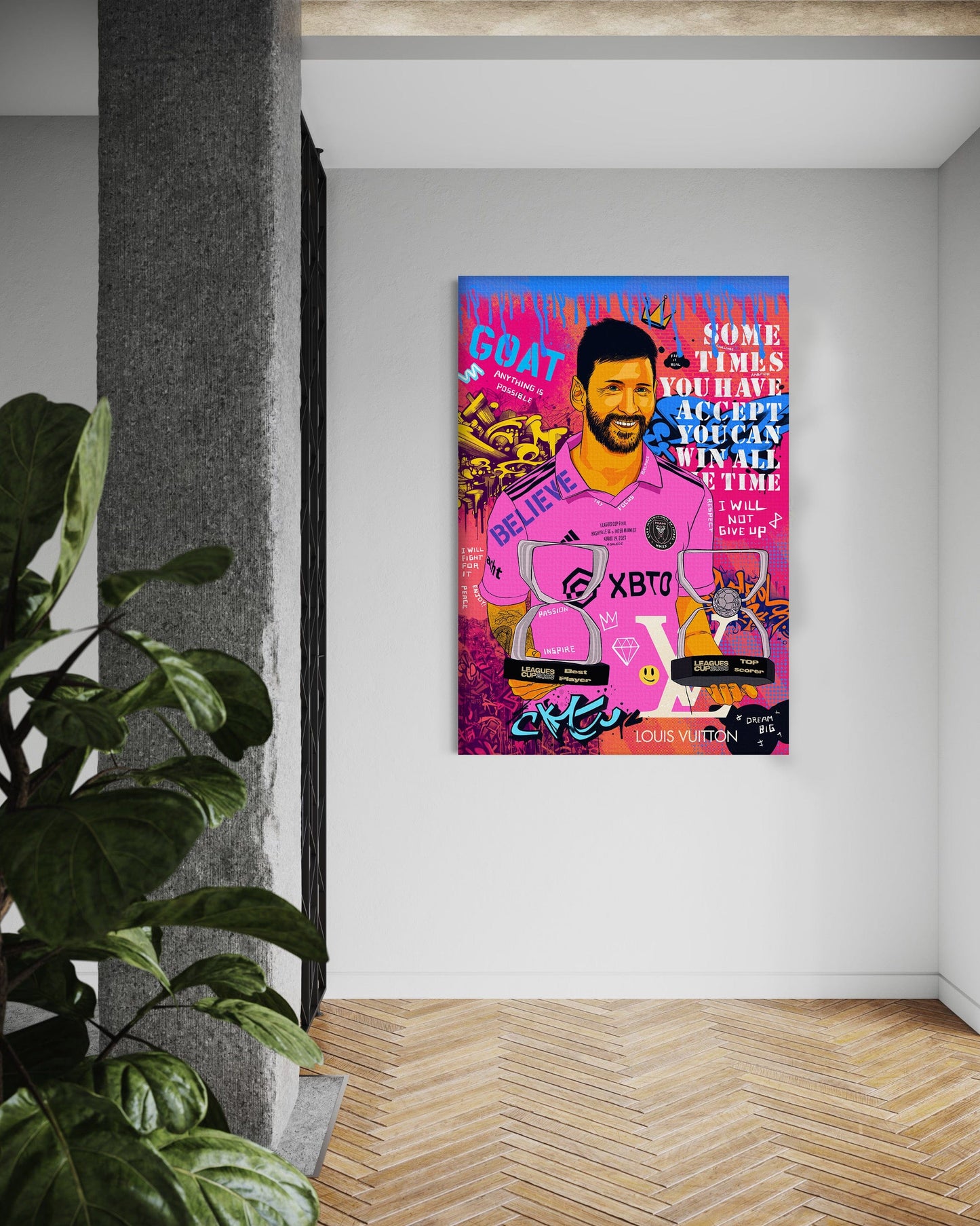 The Goat - Leinwandbild Pop Art