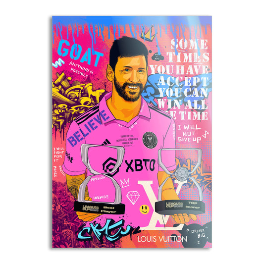 The Goat - Leinwandbild Pop Art