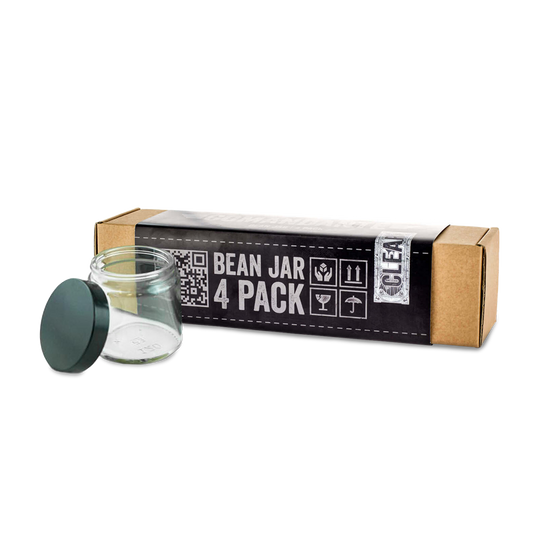 Comandante Bean Jar Set – 4 Transparent Coffee Storage Jars