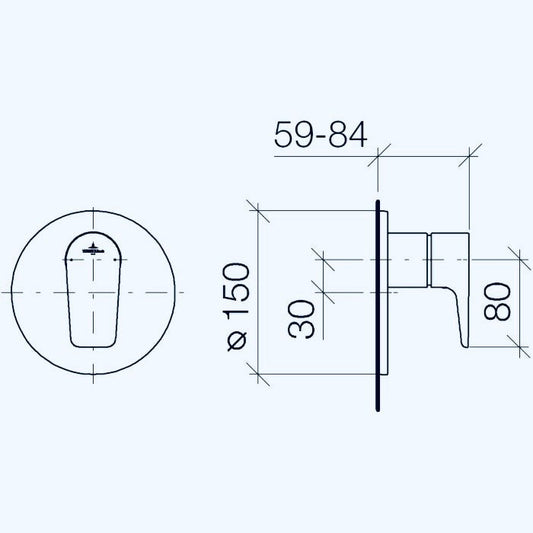 Villeroy & Boch "Subway" Einhandbatterie ohne Umstellung