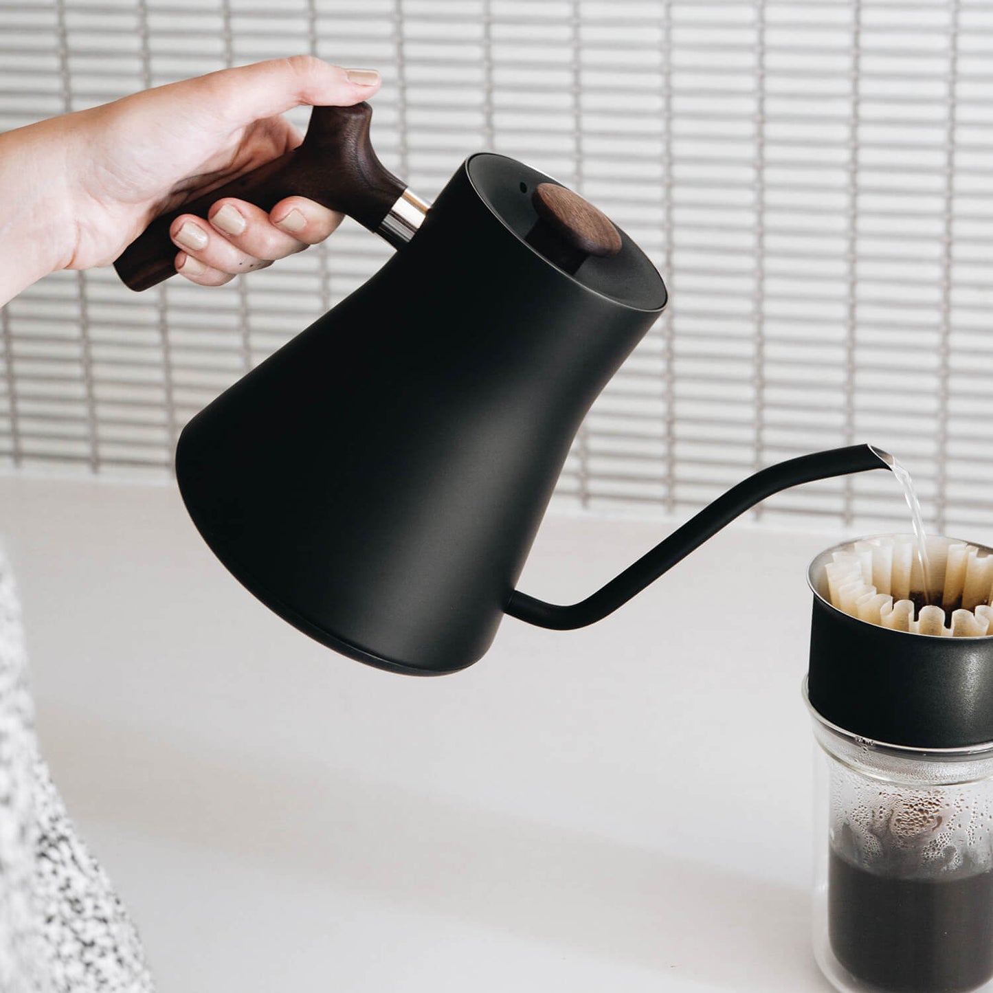 Fellow Stagg Wooden Handle and Lid Kit