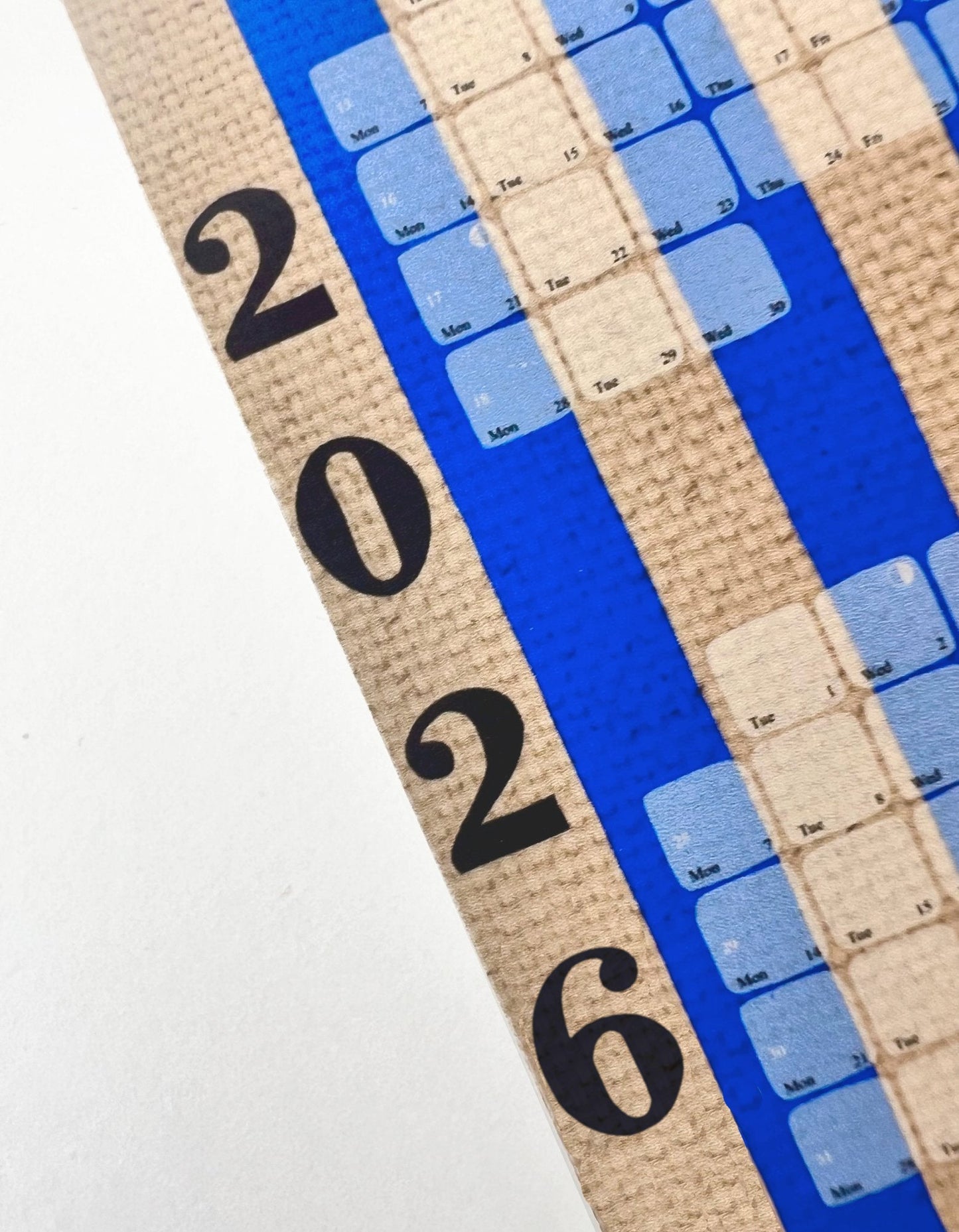 Veggdagatal // Kelim Stripe rjómablár