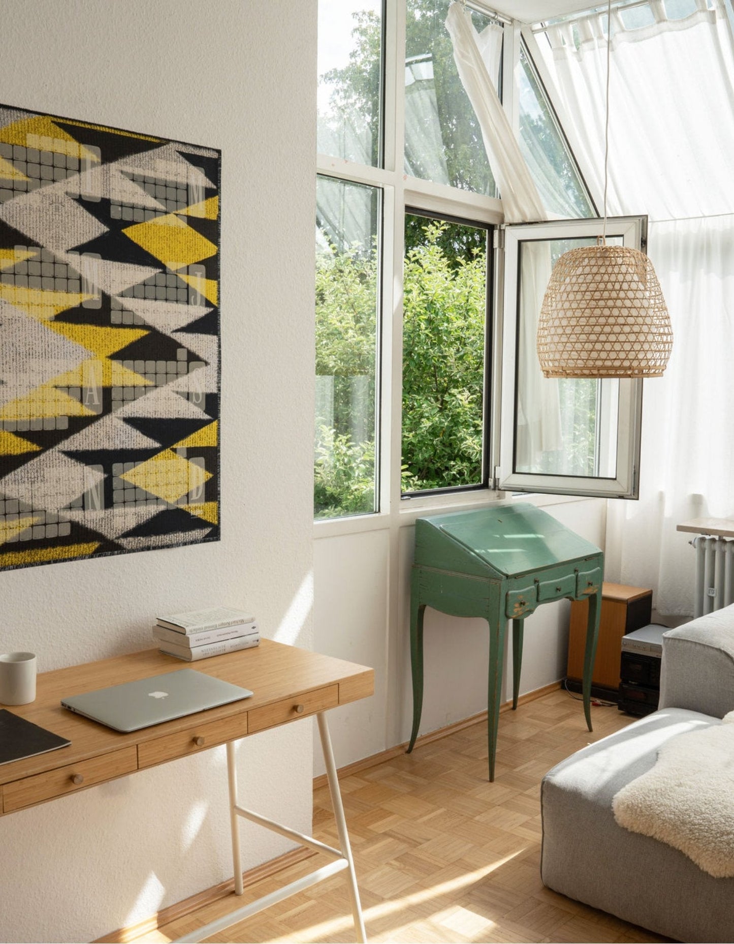 Veggdagatal // Kilim Tiger gult