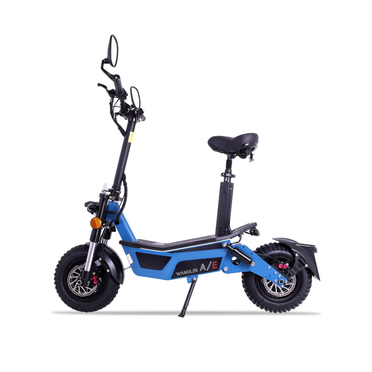 Elektroroller WANDLER-A/E 2x1500W - 45km/h - bis 140kg - Straßenzulassung - blau